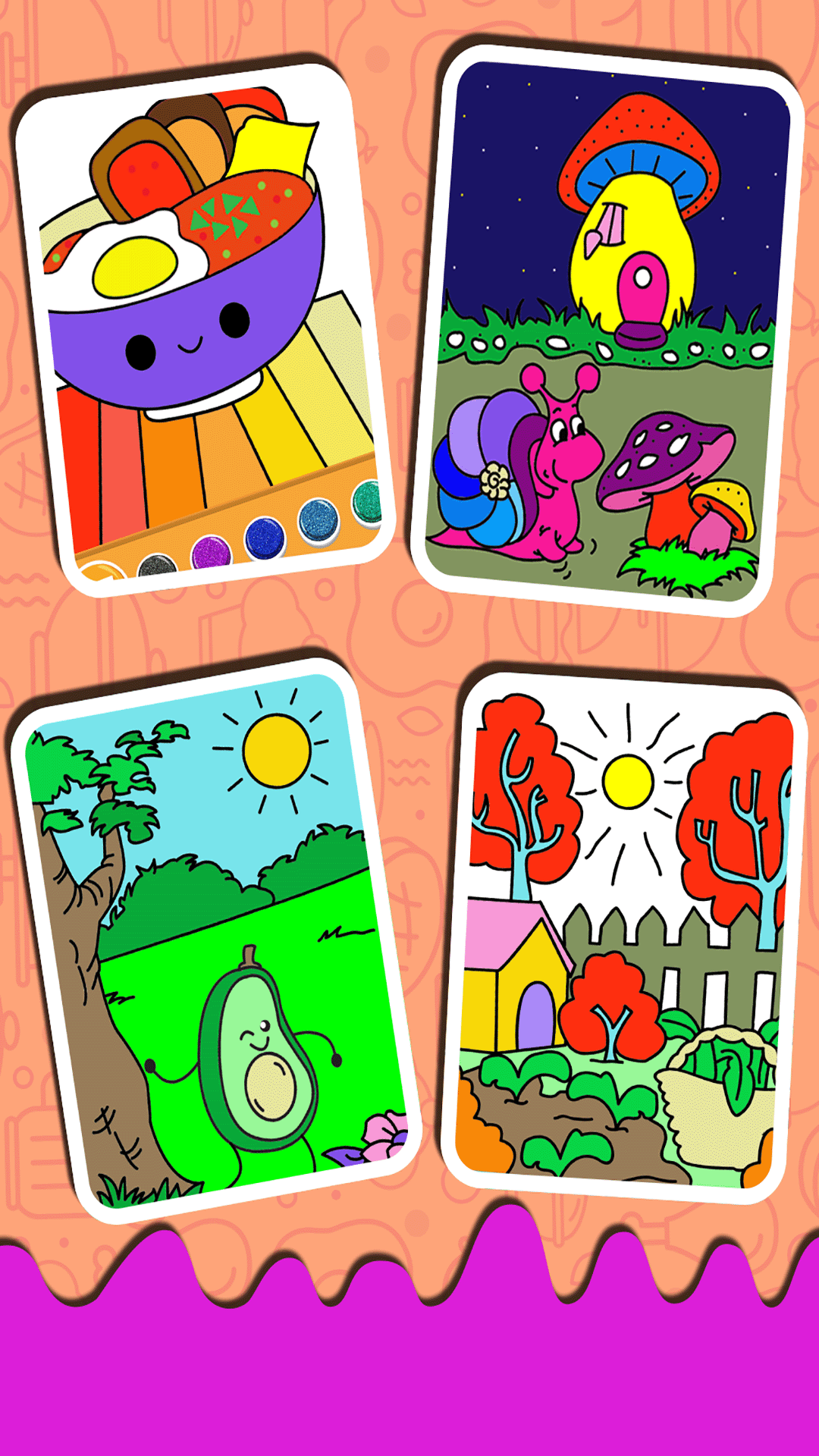 儿童画画水果涂色电脑版截图