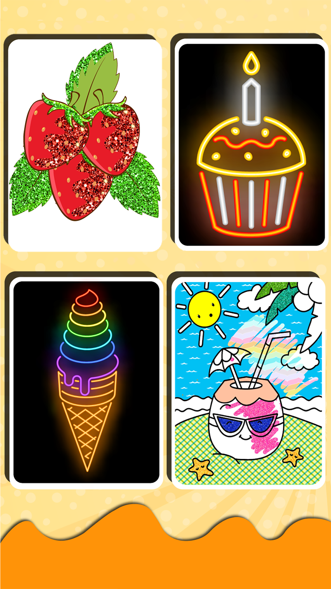 儿童画画水果涂色电脑版截图