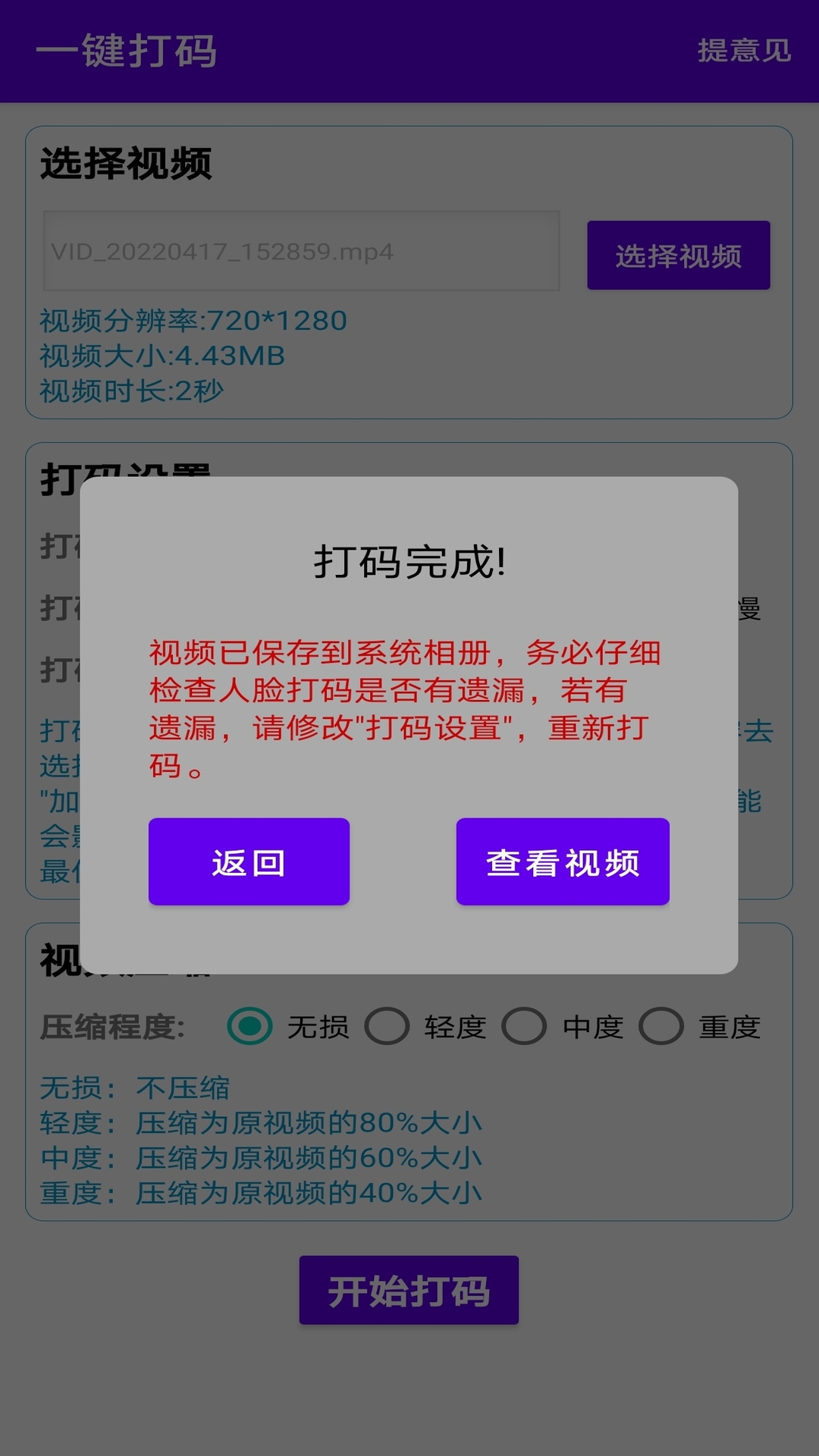 一键马赛克电脑版截图