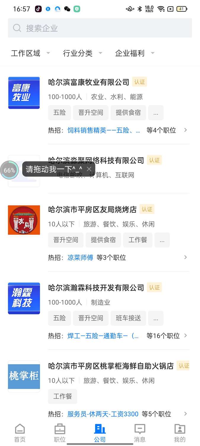 冰城招聘网电脑版截图