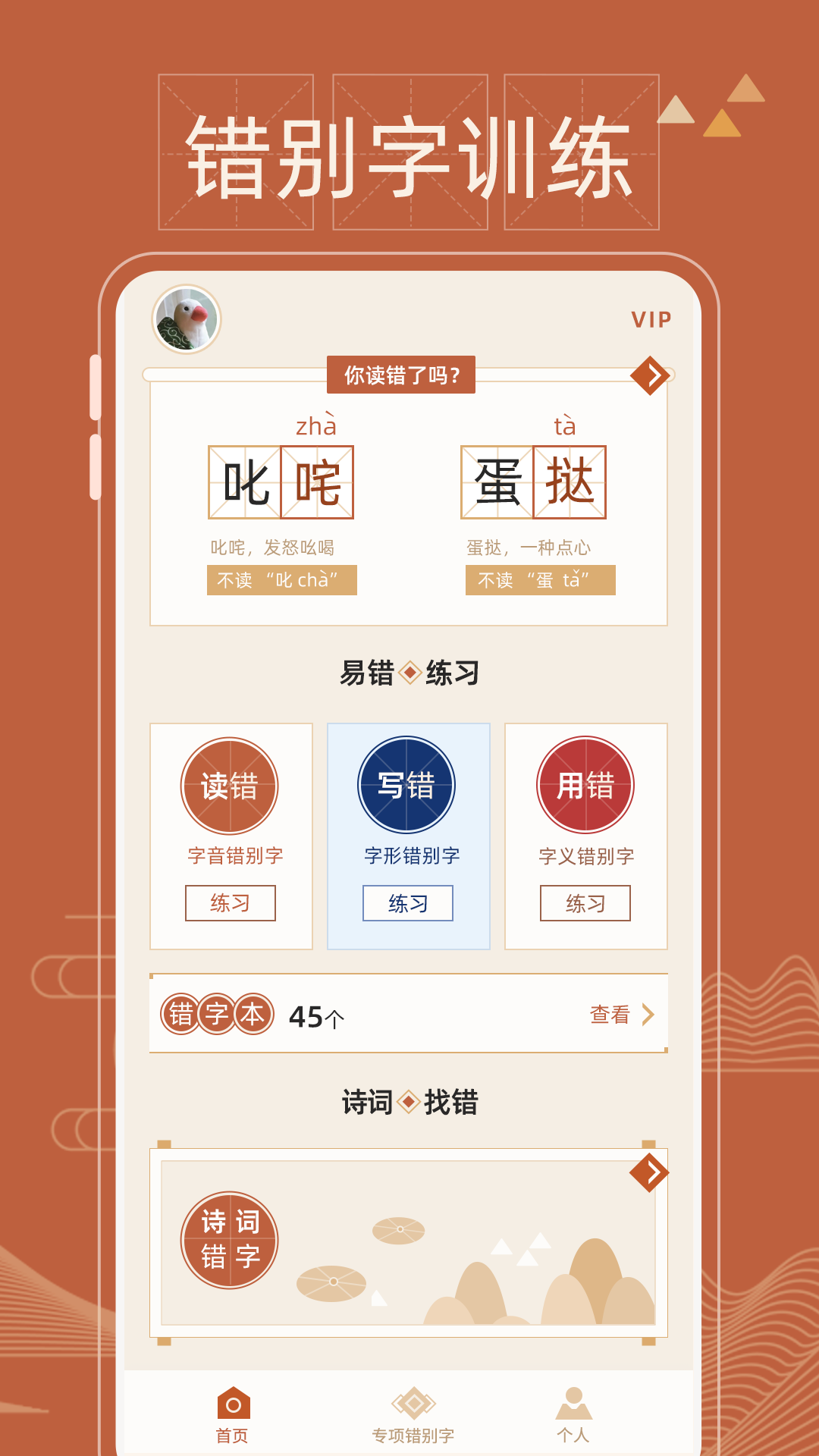 错别字纠错截图