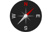 户外指南针段首LOGO