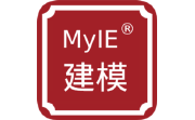 3D建模MyIE段首LOGO