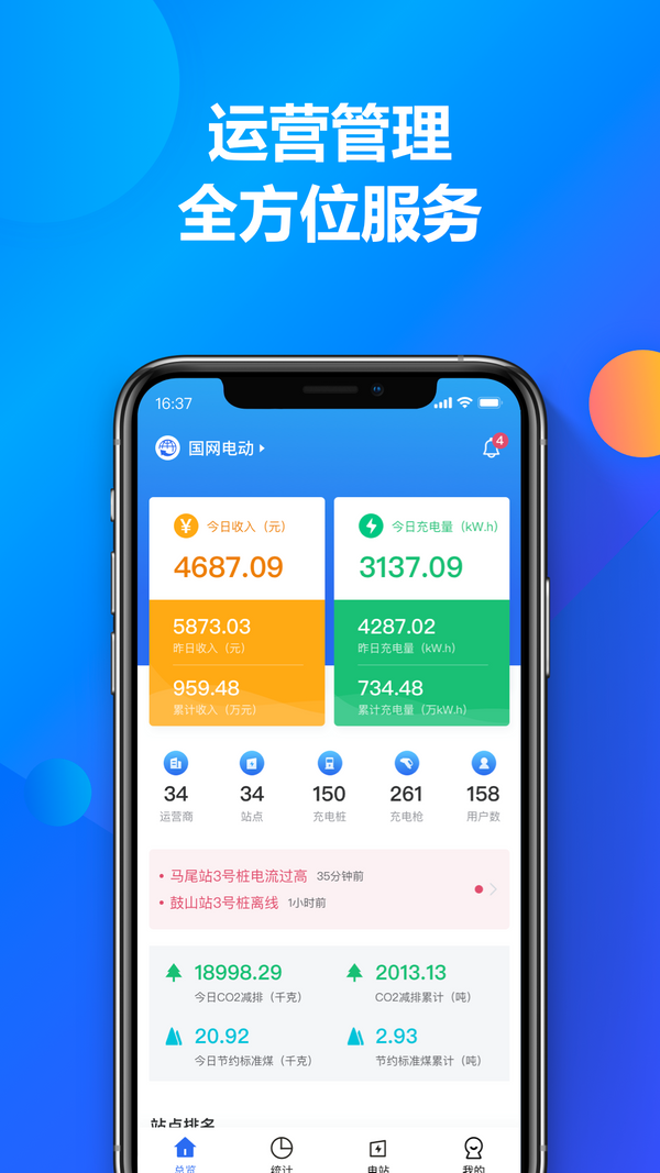 充电喵运营截图