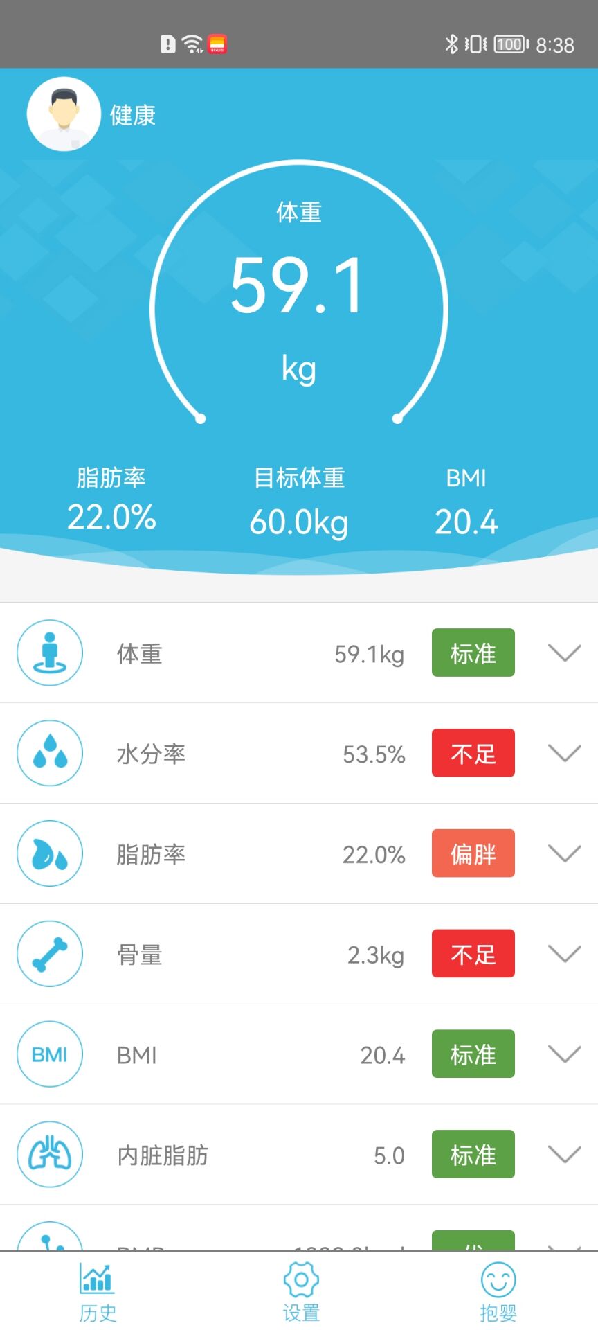 乐福衡器iwellness截图