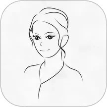 素描相机铅笔画