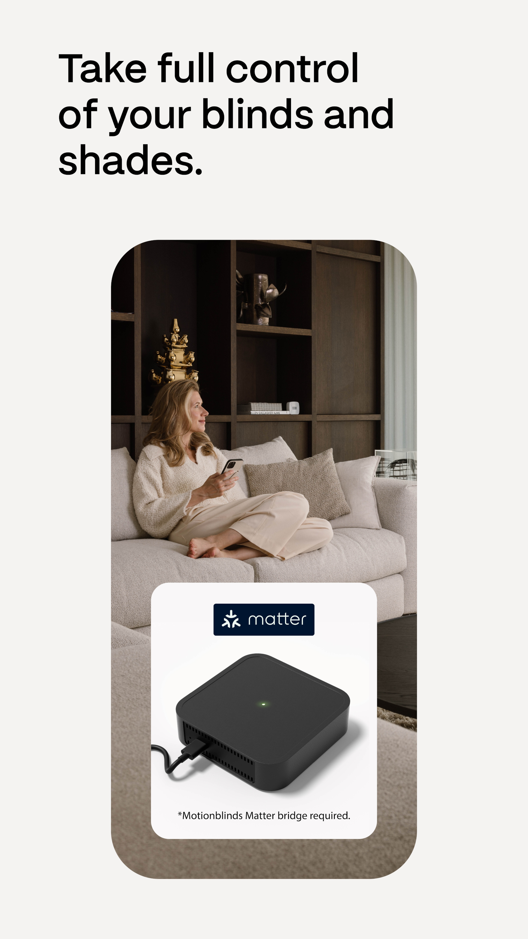 Motionblinds Matter Bridge