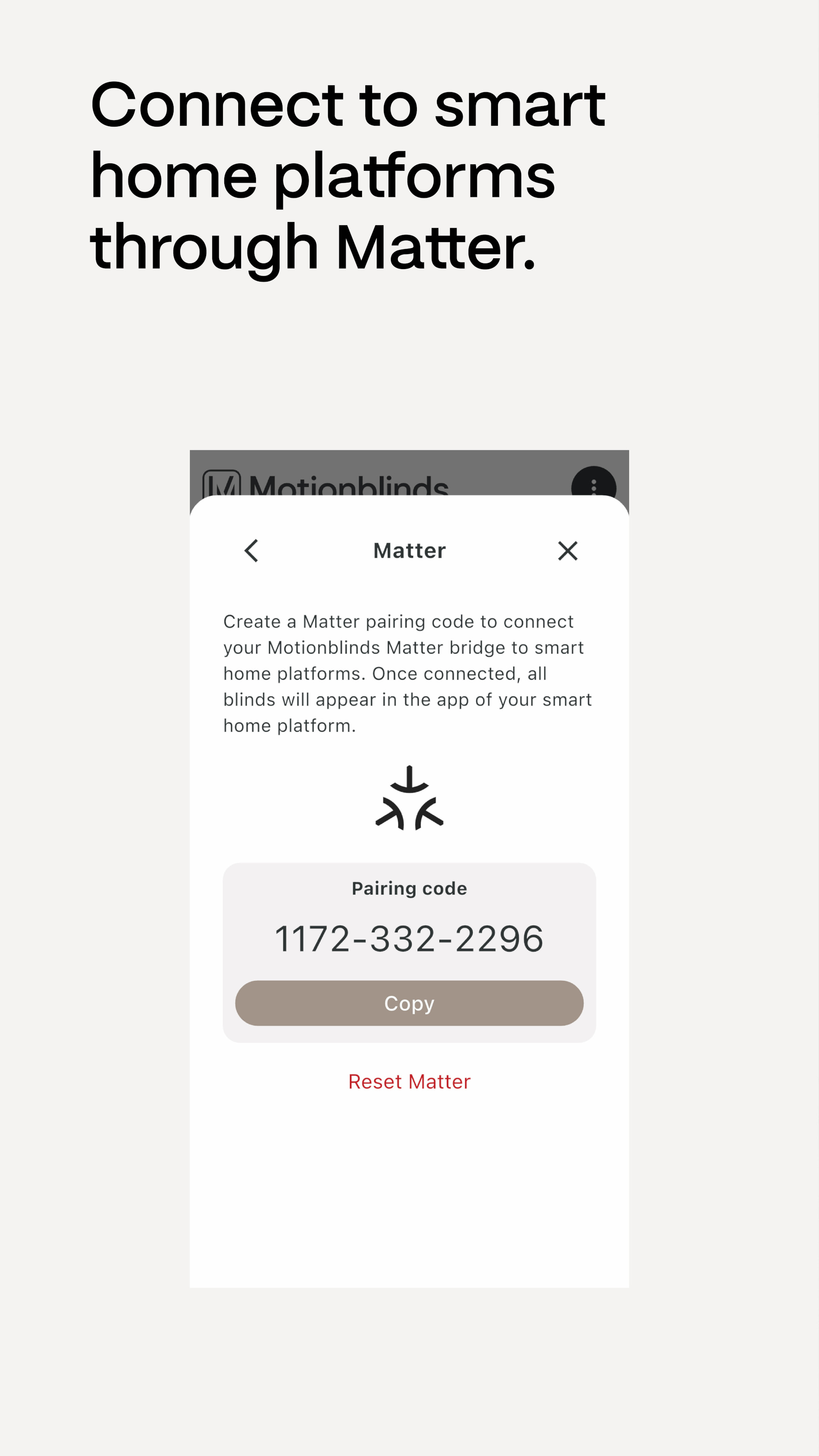 Motionblinds Matter Bridge