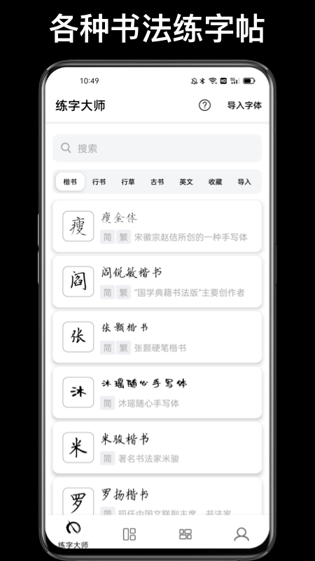 练字大师电脑版截图