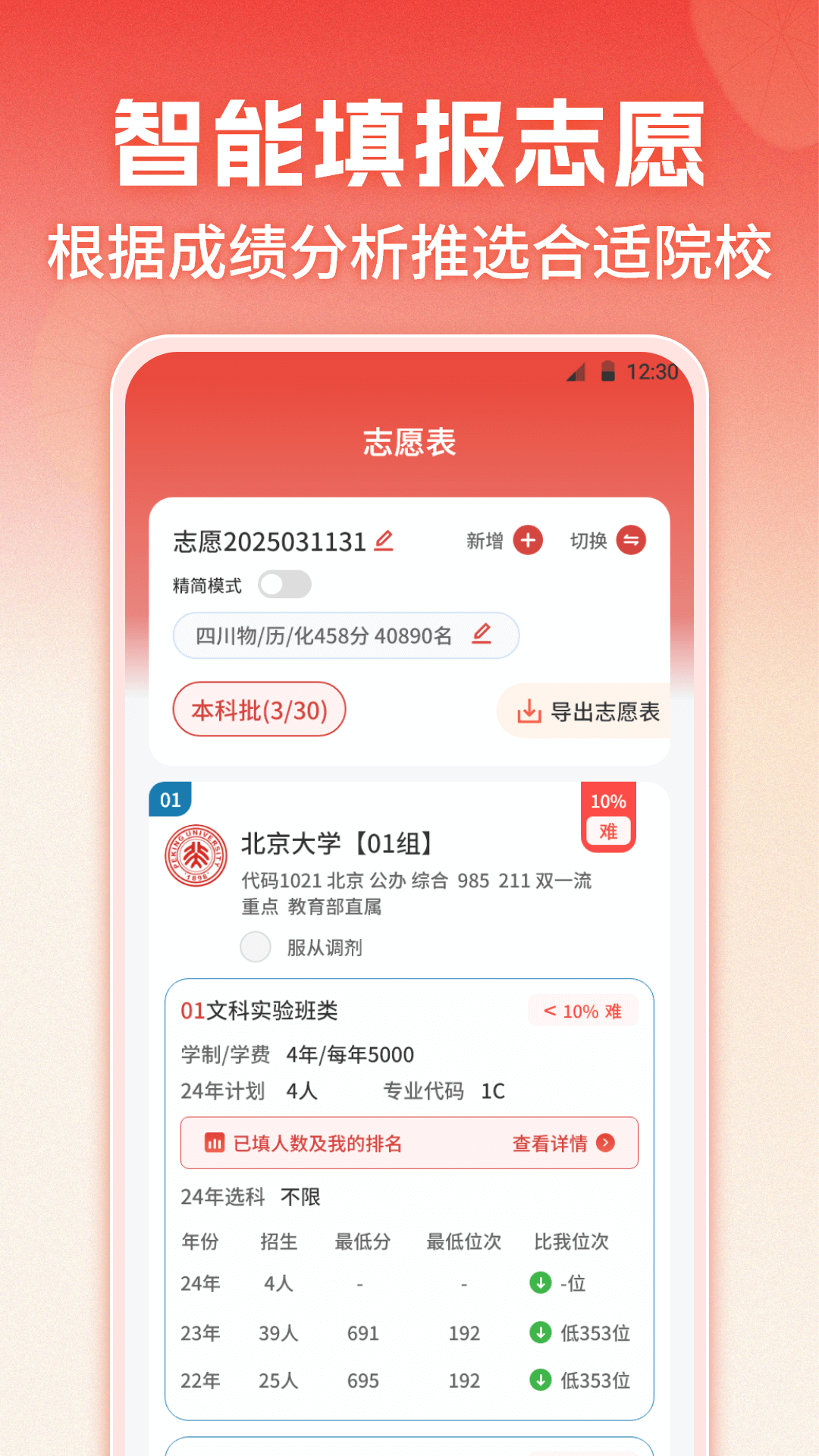 企鹅高考志愿