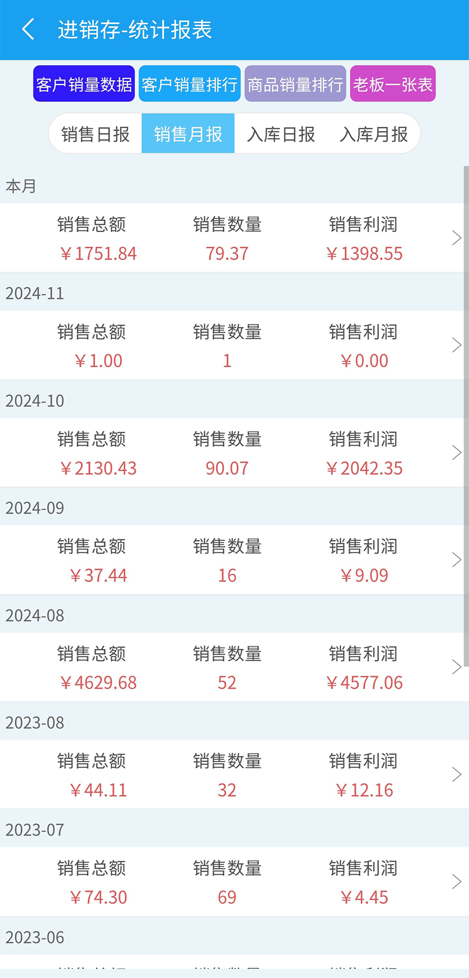 小易进销存管理电脑版截图