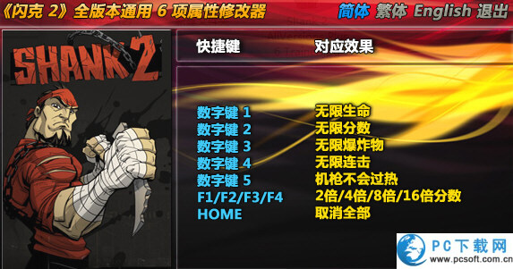 闪克2修改器截图