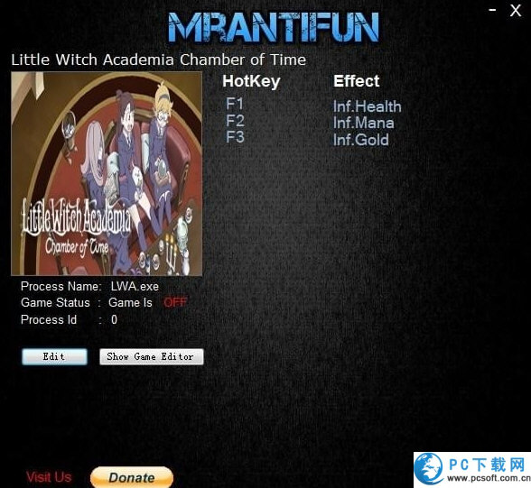 小魔女学园三项修改器截图