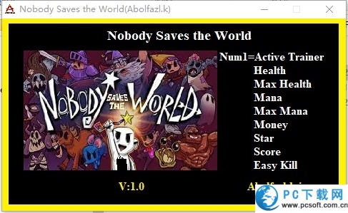 无名小卒拯救世界八项修改器截图