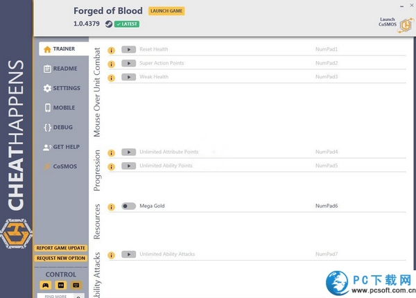 铁血浇铸七项修改器截图