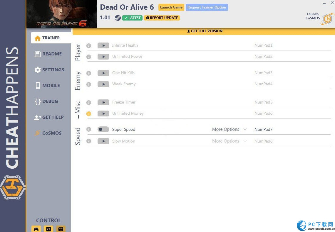 死或生6八项修改器截图