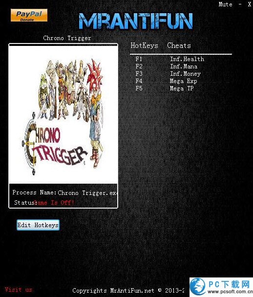 时空之轮五项修改器截图