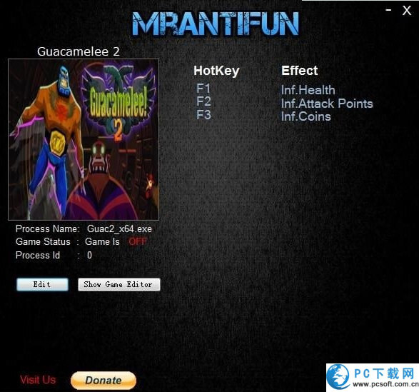 墨西哥英雄大混战2三项修改器截图