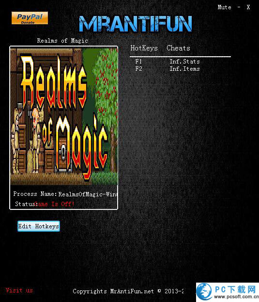 魔法王国修改器截图