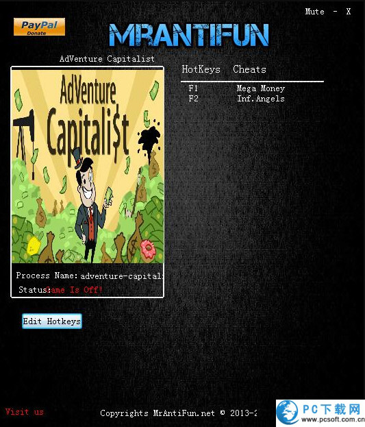 冒险资本家天使修改器截图