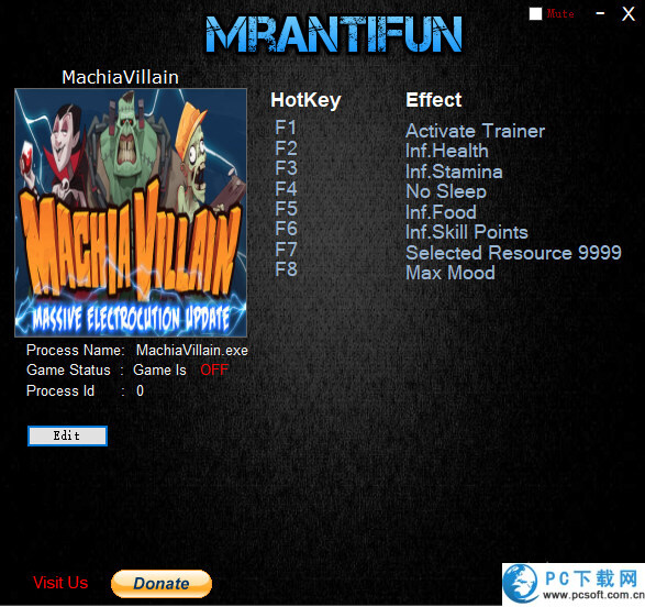 马西亚恶棍七项修改器截图