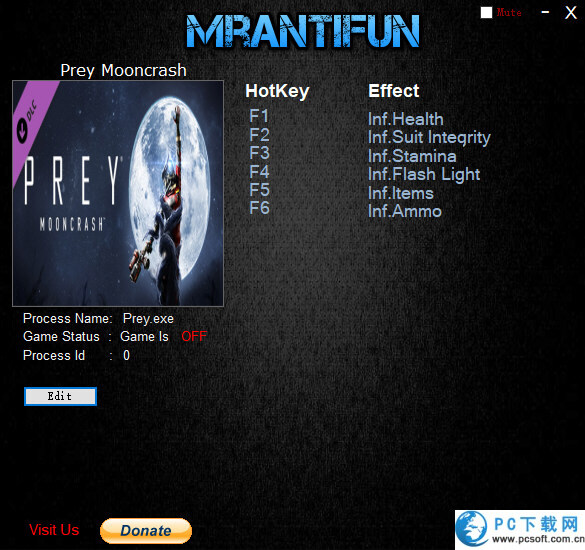 掠食月球基地六项修改器截图