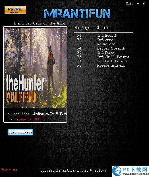 猎人荒野的呼唤八项修改器截图