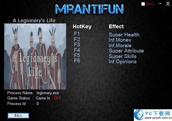 军团士兵的一生六项修改器截图