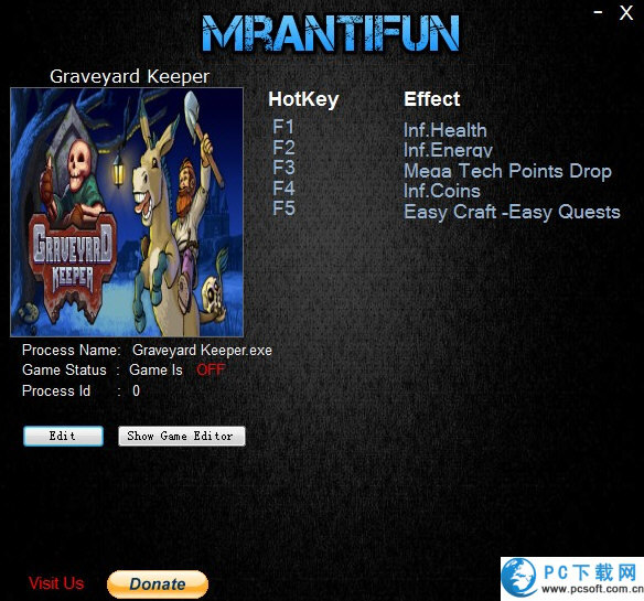 守墓人五项修改器截图