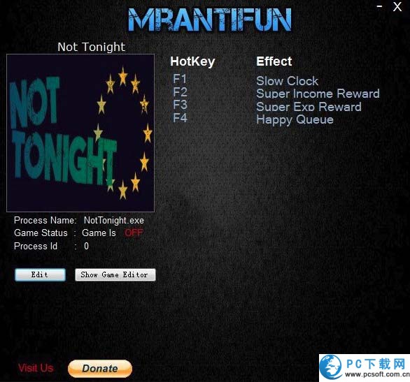 今晚没开四项修改器截图