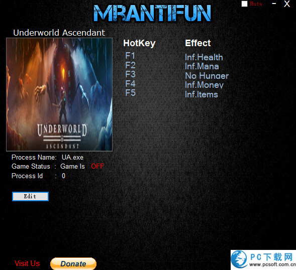 地下世界崛起五项修改器截图