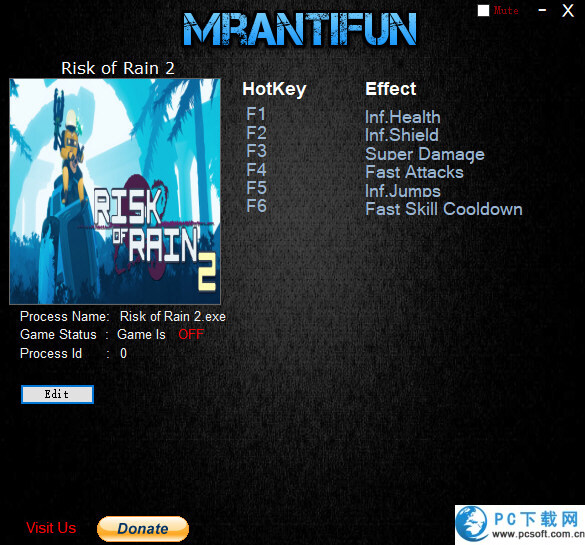 雨中冒险2六项修改器截图