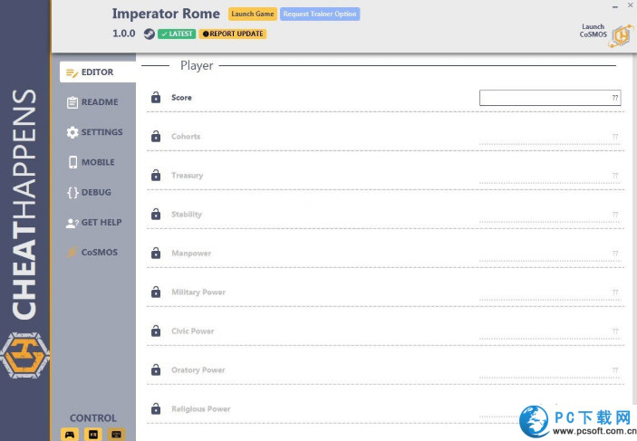 大将军罗马九项修改器截图