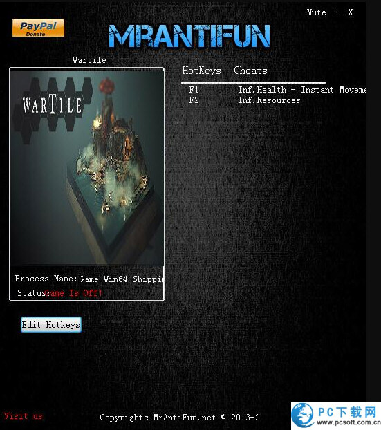 瓷砖战争三项修改器截图
