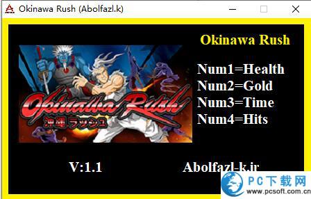 冲绳猛汉四项修改器截图