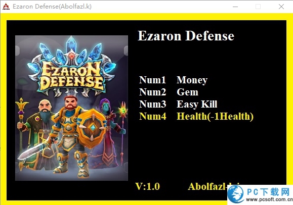 埃扎隆防御四项修改器截图