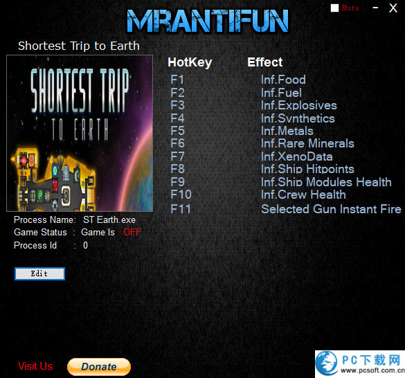 最短地球之旅十一项修改器截图