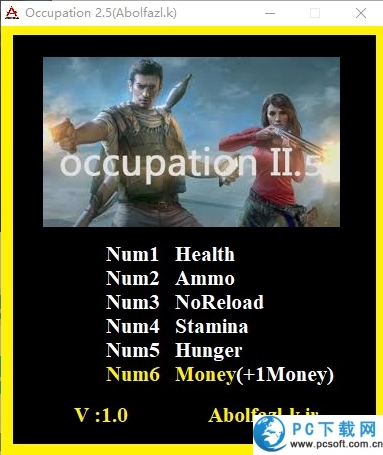 职业2.5六项修改器截图