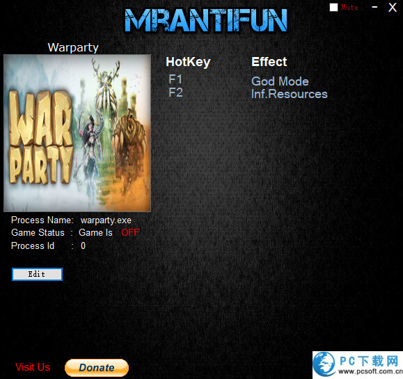 战争派对二项修改器截图