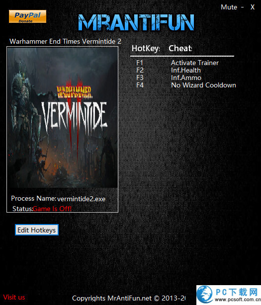 战锤末世鼠疫2三项修改器截图