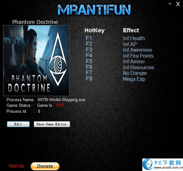 幽灵教义八项修改器截图