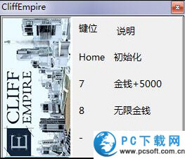 悬崖帝国四项修改器截图