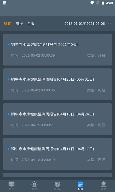 水库监测系统