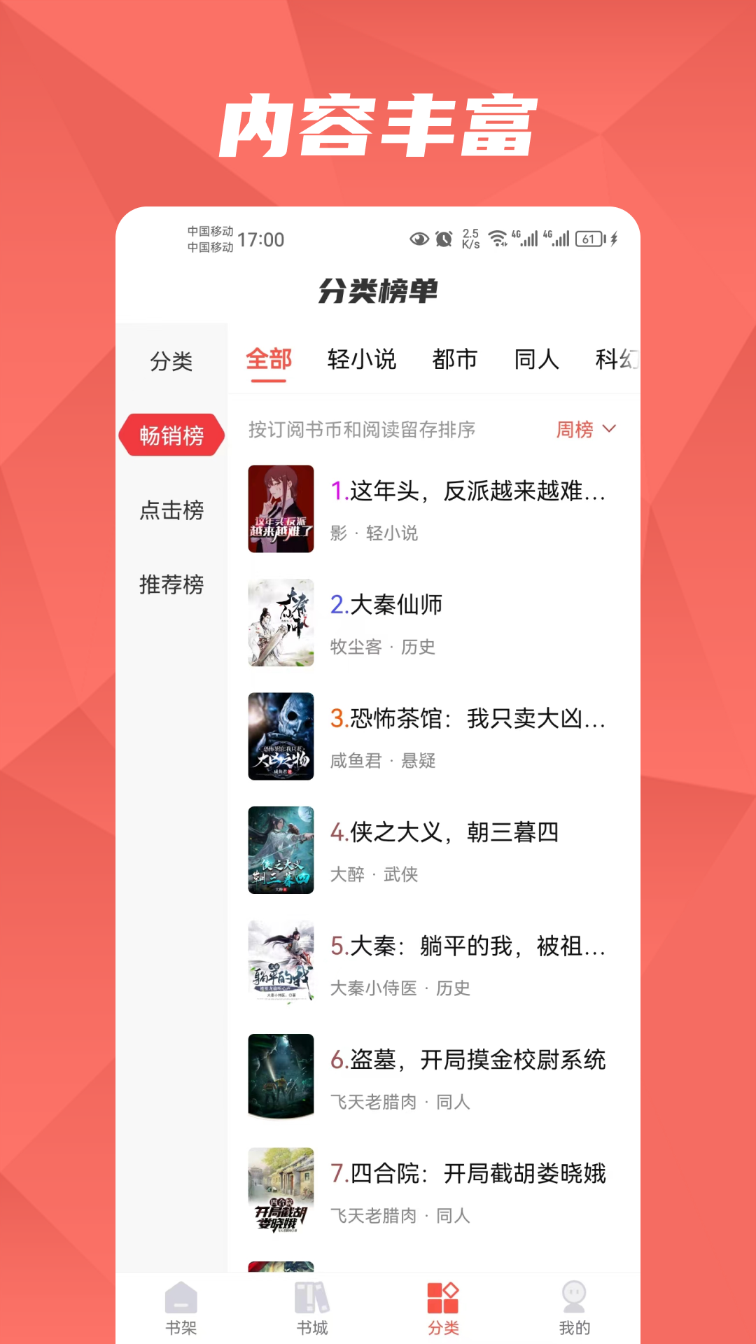 热文小说电脑版截图
