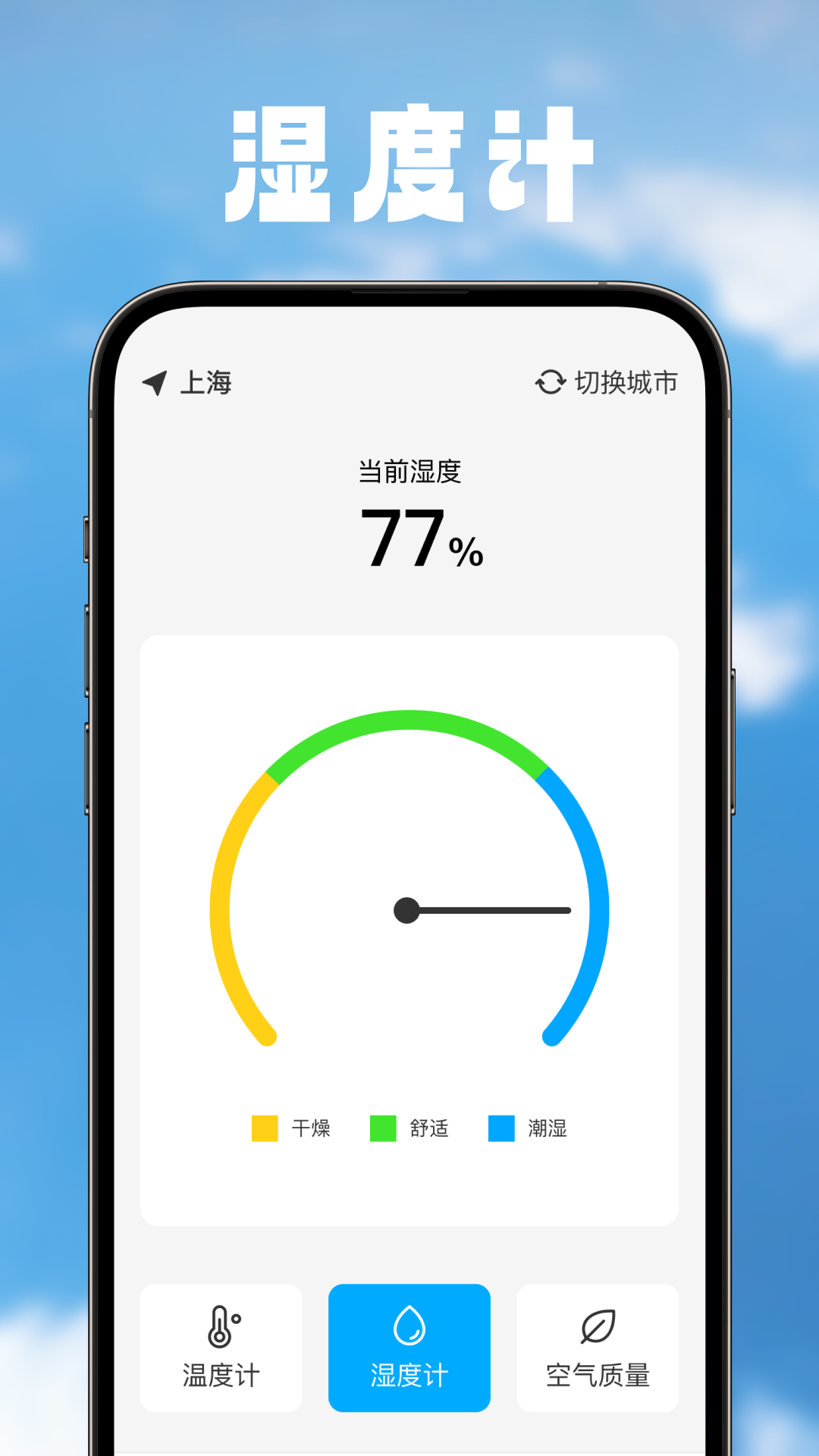 室内湿度温度计