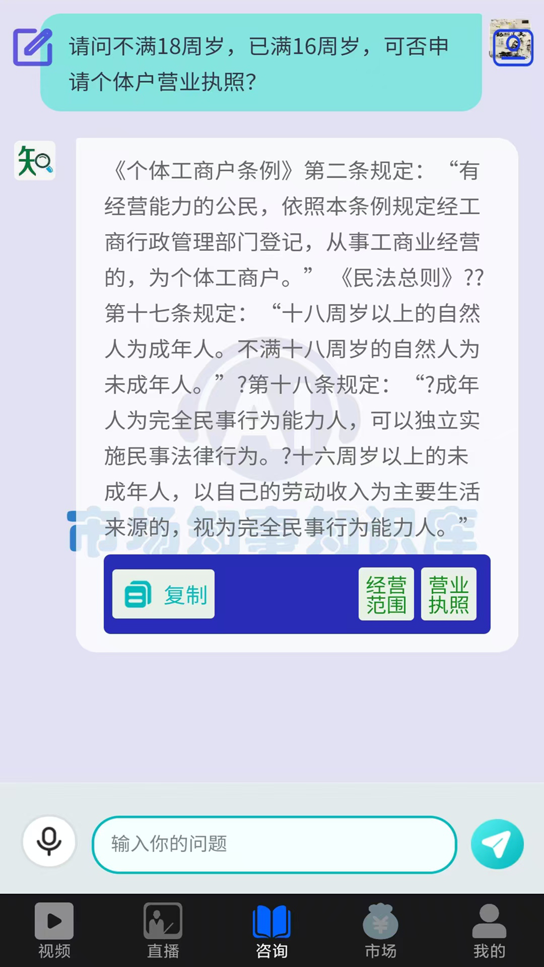 市场知事