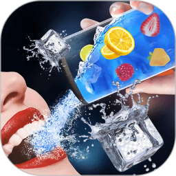 模拟手机喝饮料