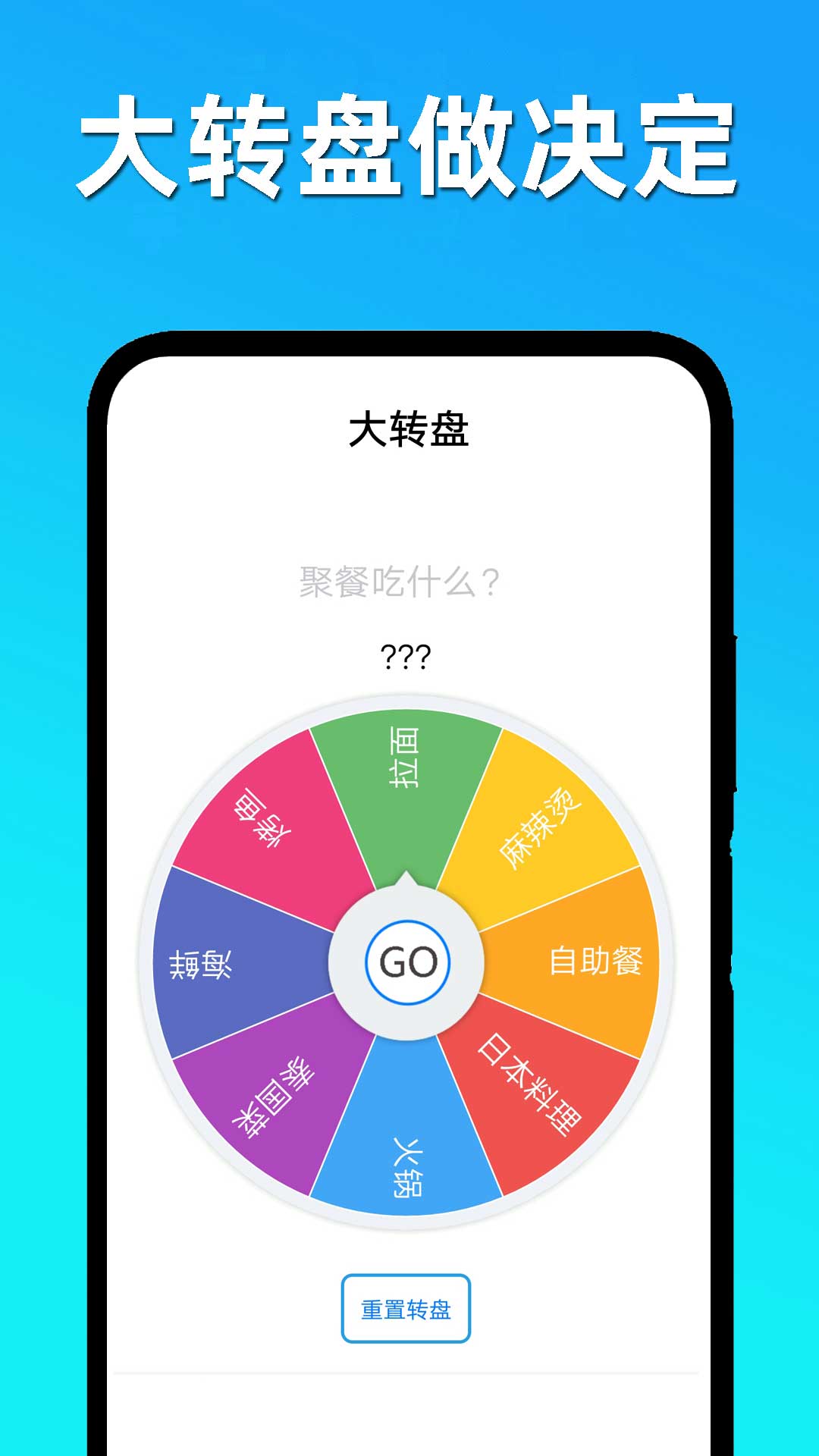趣味决定大转盘
