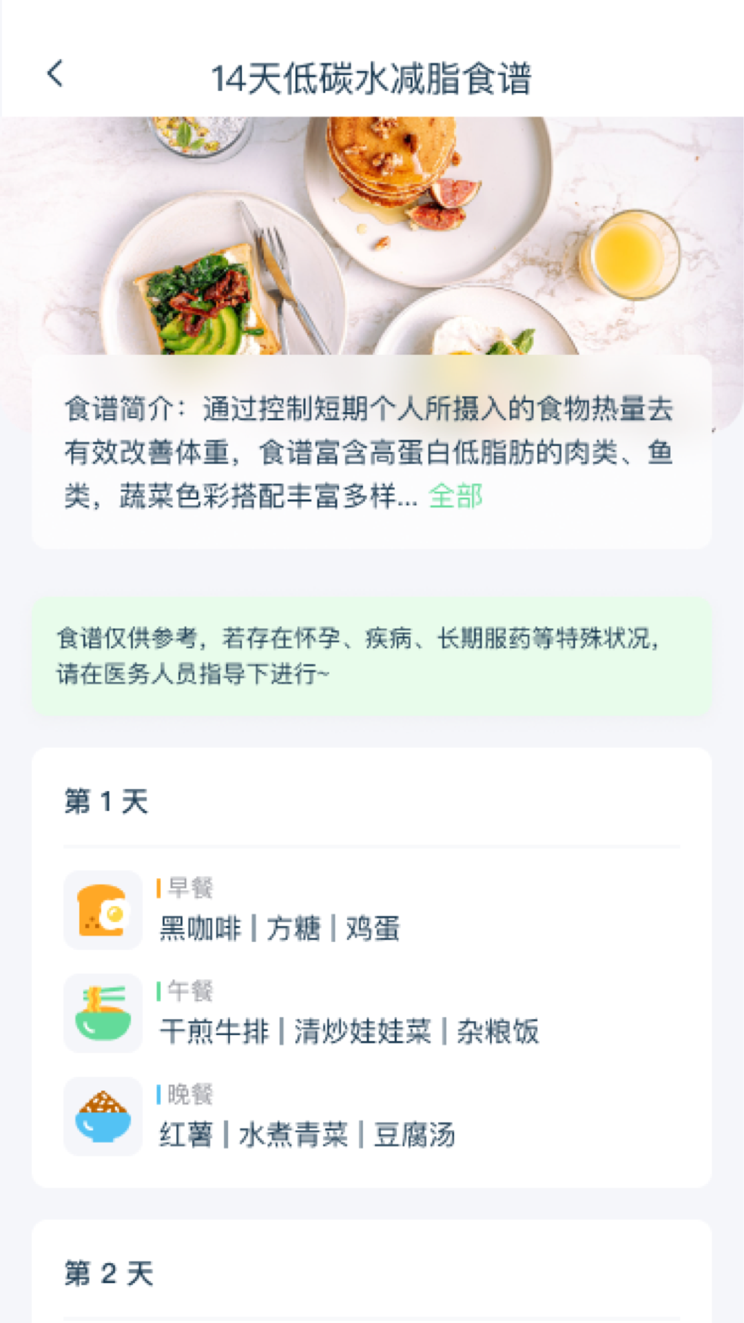 轻断食谱
