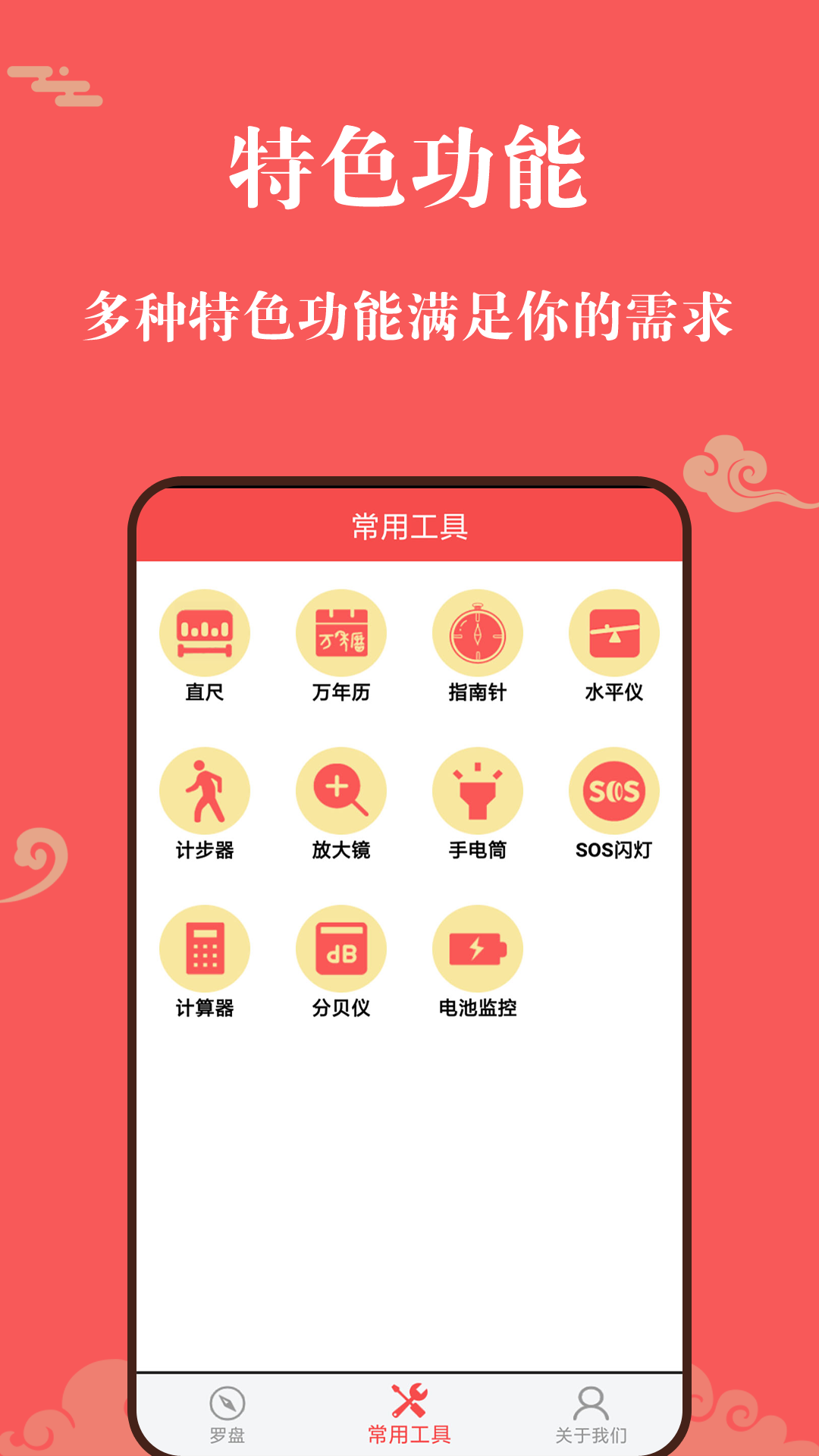 幸运罗盘指南针